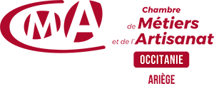Logo Chambre des métiers et de l'artisanat Occitanie Ariège